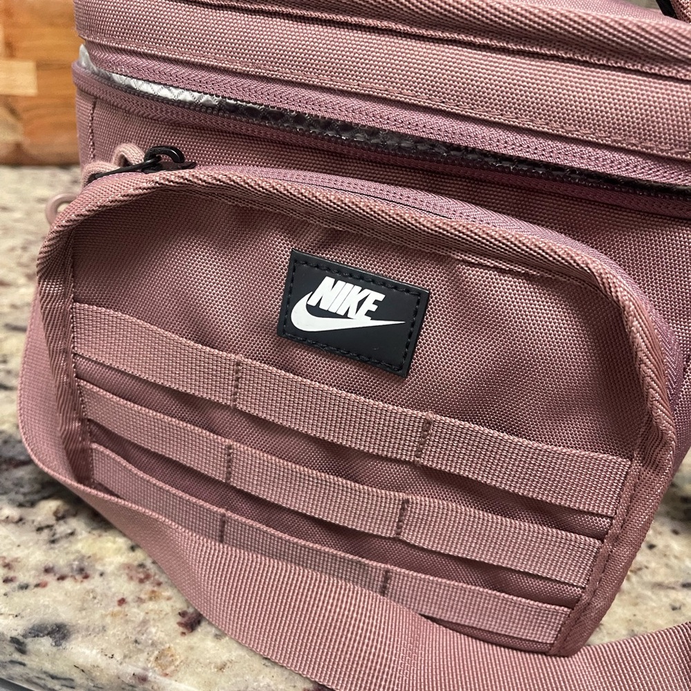 Nike Pink Belt Bag with Webbing Details
